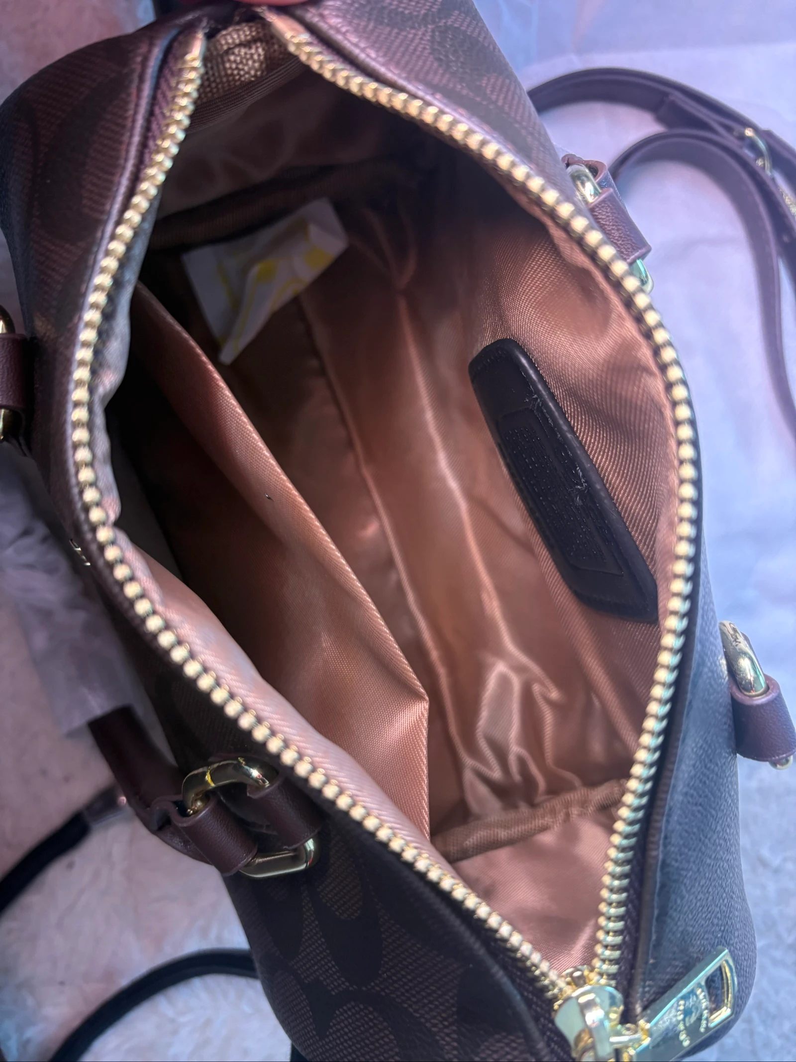 Saco coach marrom – photo 4